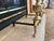 Rococo Pair of 1990s Colonial Revival Brass Urn Andirons For Sale - Image 3 of 3