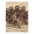 Antique European Basket Weaver Sepia Photograph For Sale