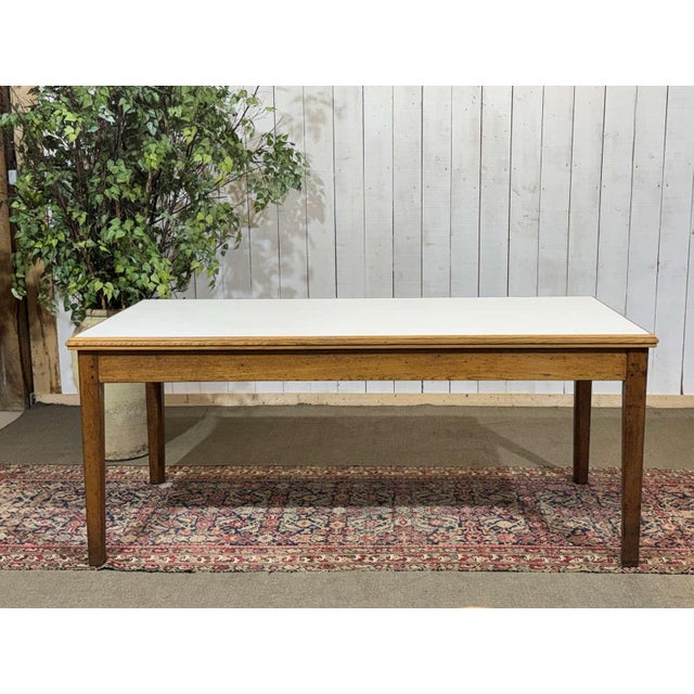 Vintage English Farmhouse Table, 1930s For Sale - Image 11 of 11