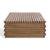 Brown Tortuga Eucalyptus Patio Coffee Table, Natural For Sale - Image 8 of 9