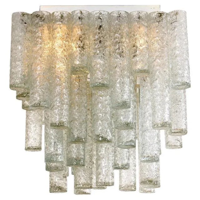 Square Flush Mount Chandeliers from Doria, 1960s, Set of 2 For Sale - Image 12 of 12
