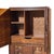 Lane Staccato Brutalist Mid Century Walnut Armoire Highboy Dresser For Sale In Chicago - Image 6 of 10