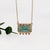 2020s 6ct Emerald Pendant With Natural Diamond Accents in Solid 14k Gold | Em 15x10mm For Sale - Image 5 of 5