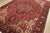 Tribal Heriz Rug 9'9'' X 12'6'' Red Wool Vintage Tribal Hand-Knotted Oriental Carpet For Sale - Image 3 of 15