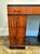 Art Deco Mahogany Desk With Bakelite and Brass Pulls For Sale - Image 4 of 12