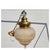 Brass and Blown Glass Pendant Light, 1980s For Sale - Image 9 of 10