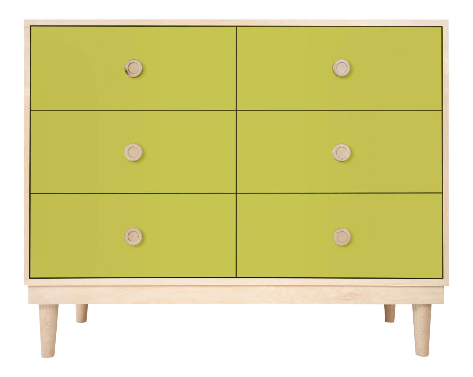 green kids dresser