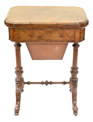 Victorian Games Table Chess Draughts Walnut