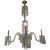 Glass Large European Four-Light Crystal Chandelier, Early 20th Century For Sale - Image 7 of 7