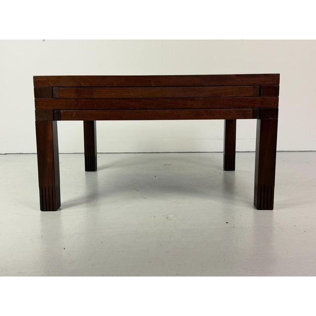 Hexa Coffee Table attributed to Bernard Vuarnesson for Bellato Int., 1980 For Sale - Image 6 of 11