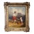 Early 19th Century French Oil on Canvas Beach Painting in Carved Gilt Frame For Sale