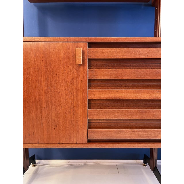 Modular Teak Bookcase, 1960s For Sale - Image 11 of 13