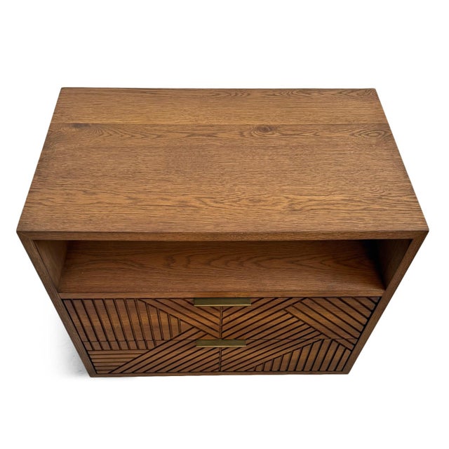 Lena 2-Drawer Midcentury Modern Nightstand For Sale - Image 14 of 15