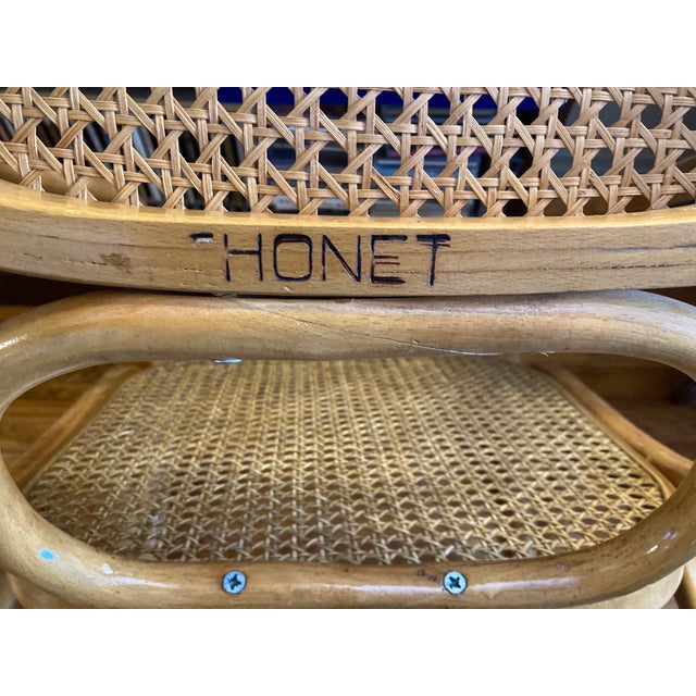 Art Nouveau 1970s Original Mid-Century Thonet Bentwood Rocker For Sale - Image 3 of 3