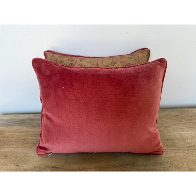 Pair of Fortuny “Richelieu” Pattern Pillows For Sale In Los Angeles - Image 6 of 7