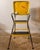 Vintage Cosco Stylaire Yellow Chrome Step Stool Chair For Sale In New York - Image 6 of 9