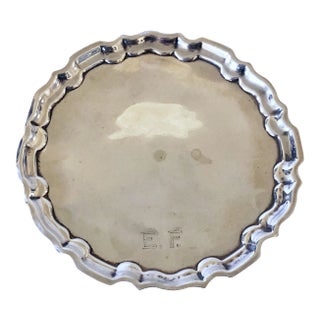 Sheffield Sterling Salver Footed Tray (1909) For Sale