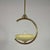 Art Deco Brass & Opaline Glass Pendant, Sweden, 1940s For Sale - Image 6 of 14