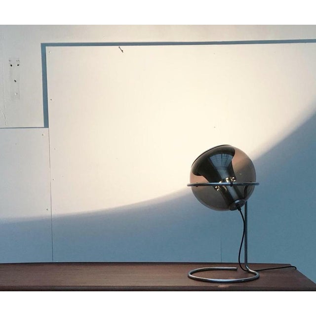 Metal Mid-Century Dutch Space Age Ball Table Lamp from Gepo, 1960s For Sale - Image 7 of 17