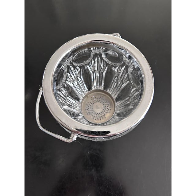 Rococo Crystal and Silver-Plated Metal Buckets, 1970s, Set of 2 For Sale - Image 3 of 11