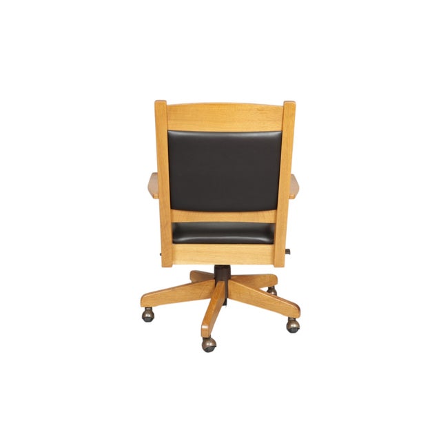 2000 - 2009 Stickley Swivel Tilt Desk Chair For Sale - Image 5 of 11