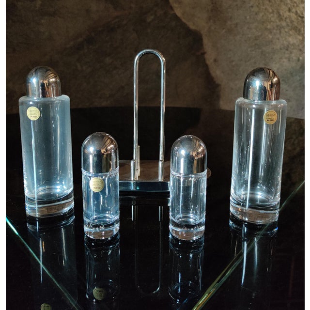 1970s Alessi 5070 Condiment Set by Ettore Sottsass for Alessi, 1970s, Set of 5 For Sale - Image 5 of 7