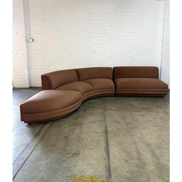 Textile Post Modern Italian Sofa For Sale - Image 7 of 7