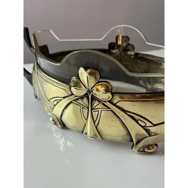 This exceptional jardinière was made by the Hans Peter metalware factory around 1908 and is a fine example of Art Nouveau...