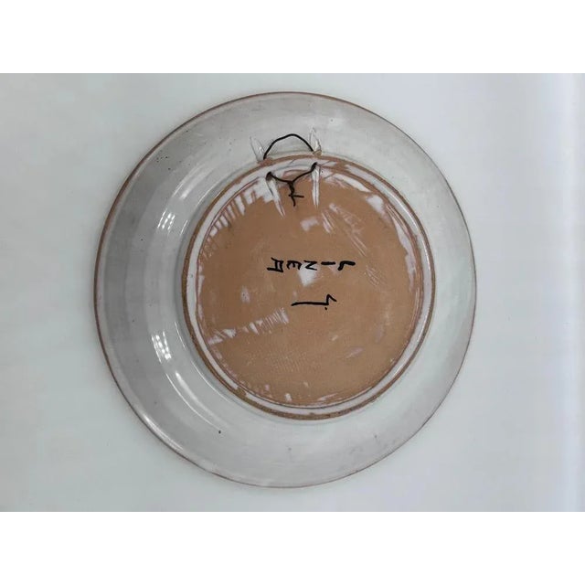 Ceramic Ceramic Decorative Dish by Robert Gagliano, 1970s For Sale - Image 7 of 8