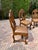 Late 20th Century 4 Fruit Wood Finish Dutch Chippendale Style Dining Chairs For Sale In Miami - Image 6 of 7