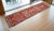 1960s Vintage Hand-Knotted Primitive Turkish Rug Runner Ancient Alien Motif - 2′8″ × 10′8″ For Sale - Image 4 of 13