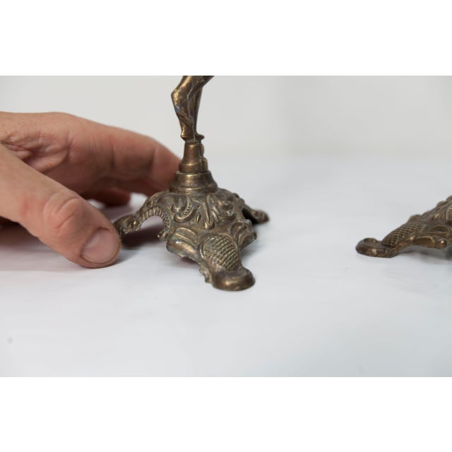 Cherub Candlesticks by FC, 1890s, Set of 2 For Sale - Image 16 of 18