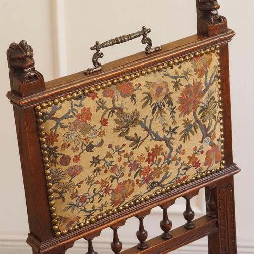 Gründerzeit Historicism Style Chairs in Oak with Tapestry Upholstery, 1890, Set of 6 For Sale - Image 11 of 18