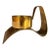 Mid-Century Modern Brass Candle Holder Carl Aubock Era For Sale