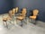 Wood Wicker Chairs by Frederick Weinberg, 1960s, Set of 6 For Sale - Image 7 of 9