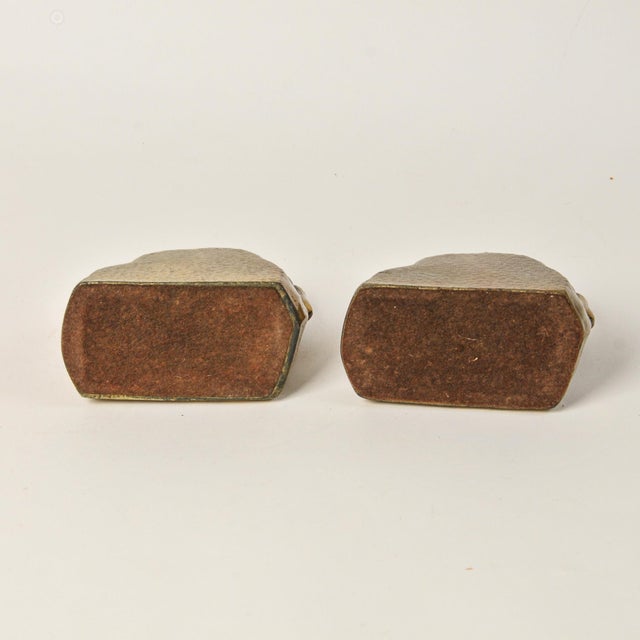 MCM Gold Horse Bookends For Sale - Image 11 of 11