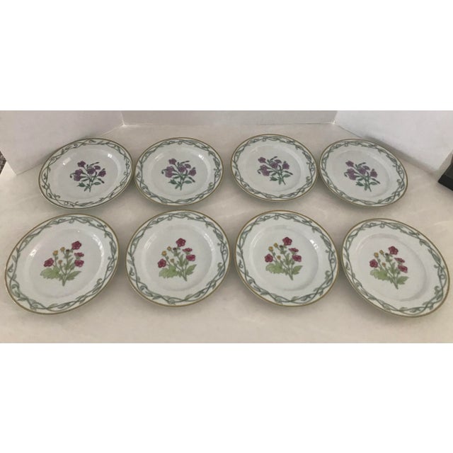 Ceramic Dansk Tivoli Gardens Set of Eight Plates Japan For Sale - Image 7 of 7