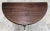 Wood Early 20th Century Edwardian Mahogany Demilune Side Console Table For Sale - Image 7 of 9