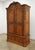 Vintage Rococo Revival Burl Wood Armoire For Sale - Image 4 of 18