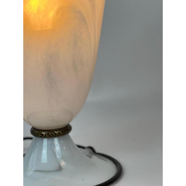Metal Large Table Lamp from Barovier & Toso, 1990s For Sale - Image 7 of 15