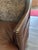 Vintage Century Furniture Leather & Tapestry Oversized Wingback Chair For Sale - Image 11 of 14