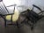 Wood Set of Mid-Century Spindle Back Armchairs, 1950s For Sale - Image 7 of 12