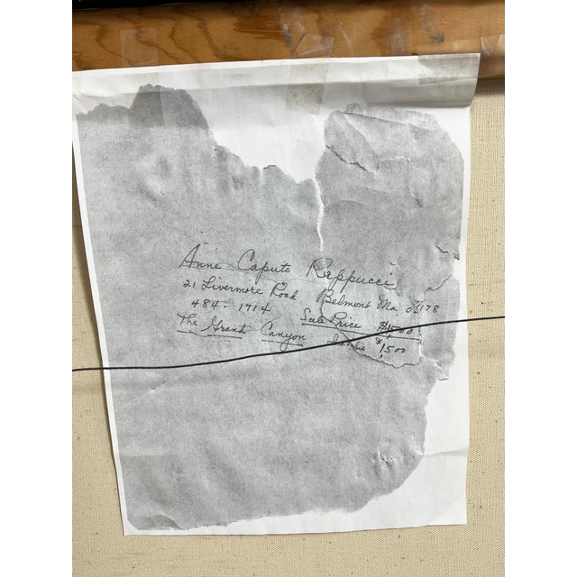 C. 1980s Neo-Impressionist Grand Canyon Painting by Anne Caputo Reppucci For Sale - Image 9 of 9