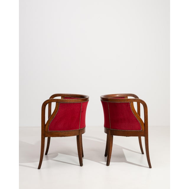 Late 19th Century Pair Of Upholstered Clubchairs For Sale - Image 11 of 14