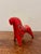 Charming 1950s Italian modernist ceramic horse sculpture, handmade with a wonderfully simplified and sculptural form....