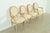 Baker Furniture Company Baker Furniture French Regency Louis XVI Cream and Pink Lacquered Dining Chairs, Set of Four For Sale - Image 4 of 15