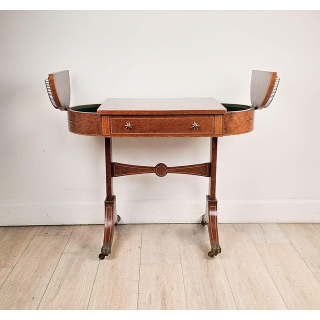 Early 19th Century English Regency Game/Writing Table For Sale - Image 14 of 16