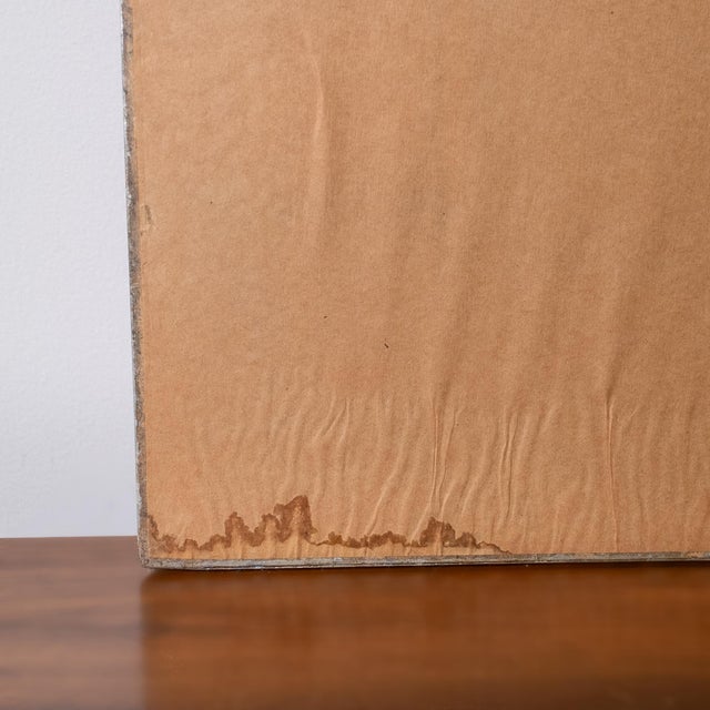 French Style Beveled Wall Mirror With Ornate Silver Leaf Frame For Sale - Image 4 of 8