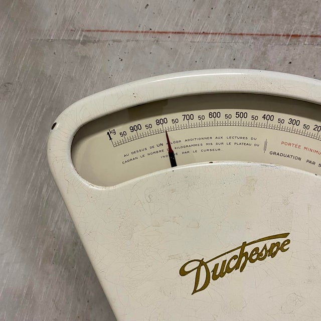 1950s Vintage Metal Scale For Sale - Image 5 of 13