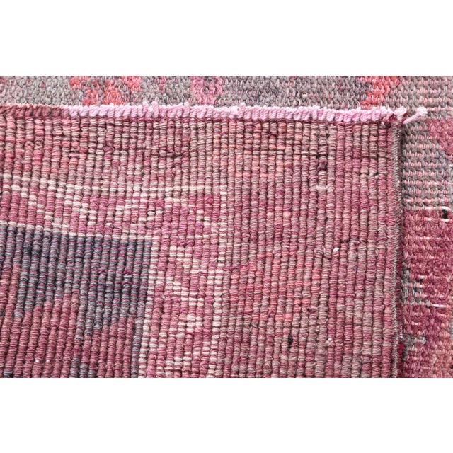 1960's Vintage Turkish Hand-Knotted Hallway Runner-3' X 11'6" For Sale - Image 10 of 11